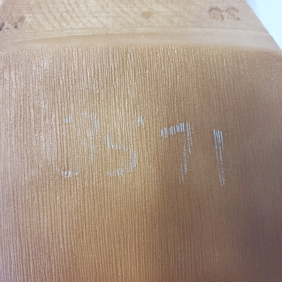 M&C Womens Brown Tan Clogs Suede Size 39 (US 8.5) Made In Spain Buckle Wood Heel - Picture 14 of 15